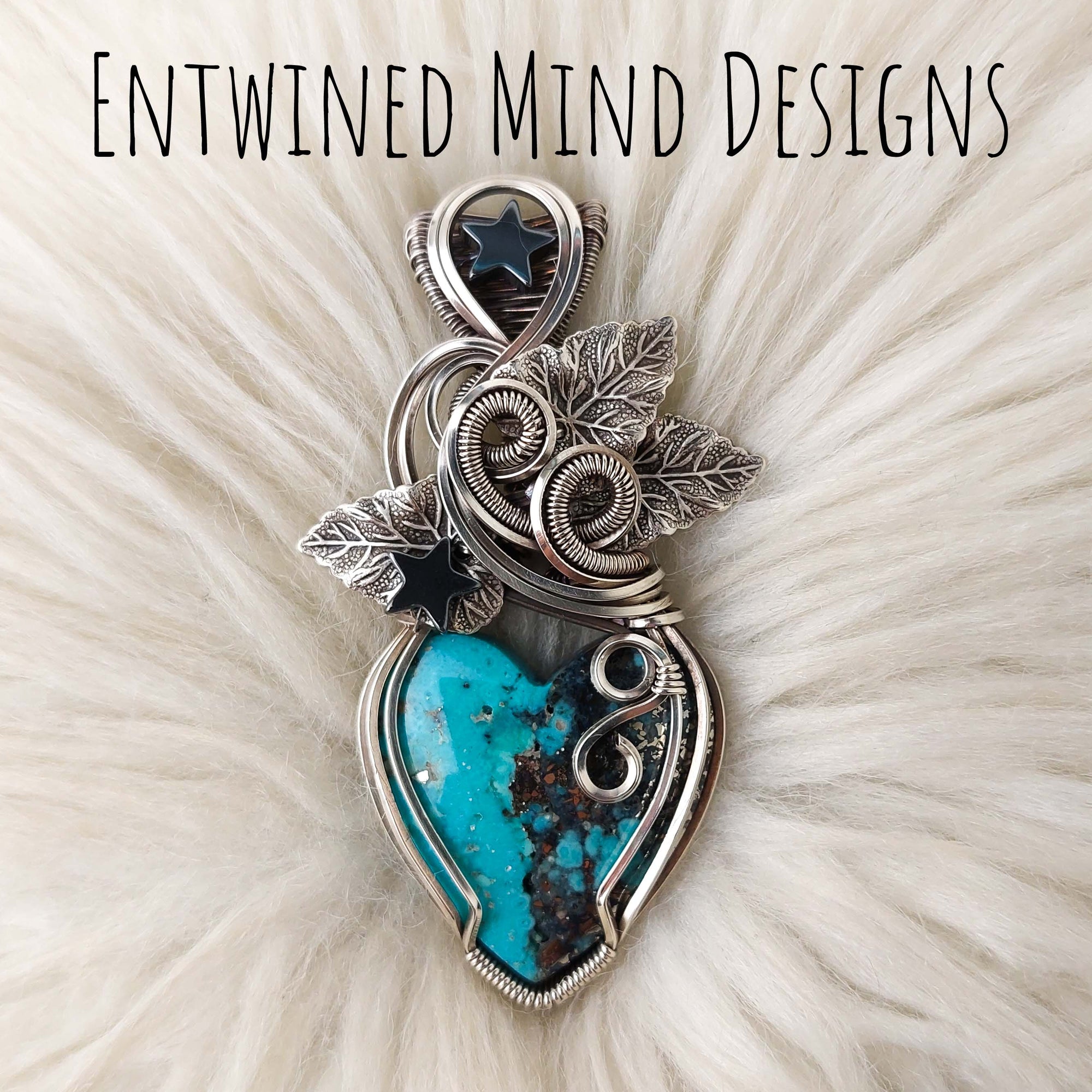 Morcini Turquoise And Sterling Silver Heart Pendant