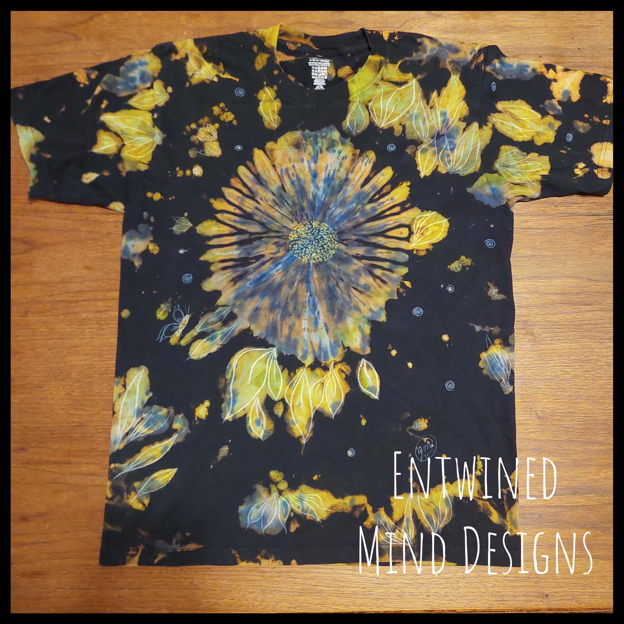 Fall Flowers L Tie Dye Shirt