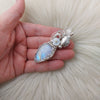 Moonstone Statement Pendant In Sterling Silver