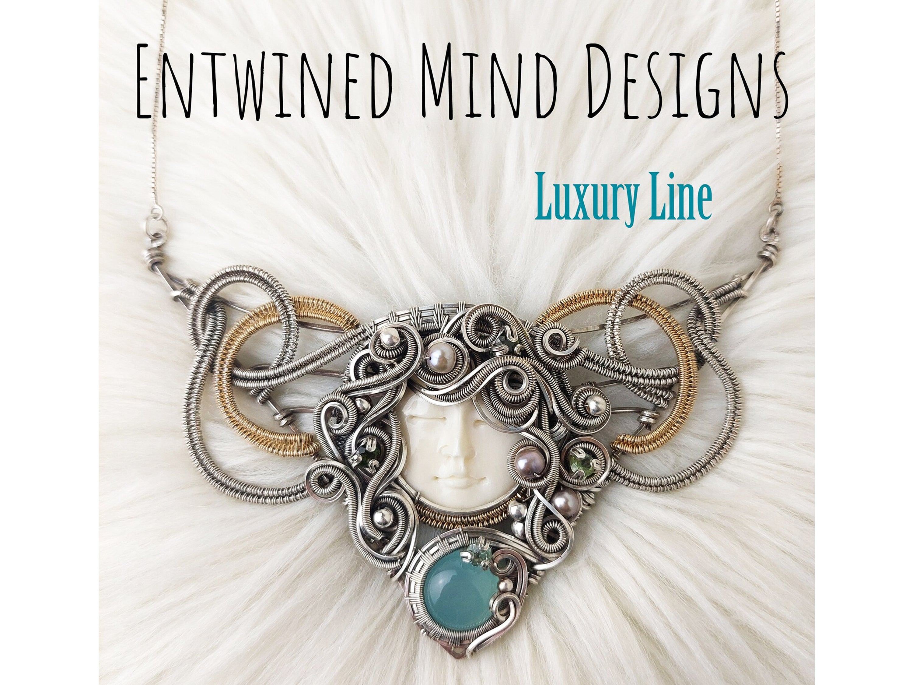Gaia Goddess of Earth Luxury Statement Necklace – Entwined Mind Designs
