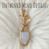 5.5 ct Australian Opal Set In 14k Gold Fill Small Pendant