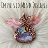 Aurora Plume Pumpkin Pendant In Copper