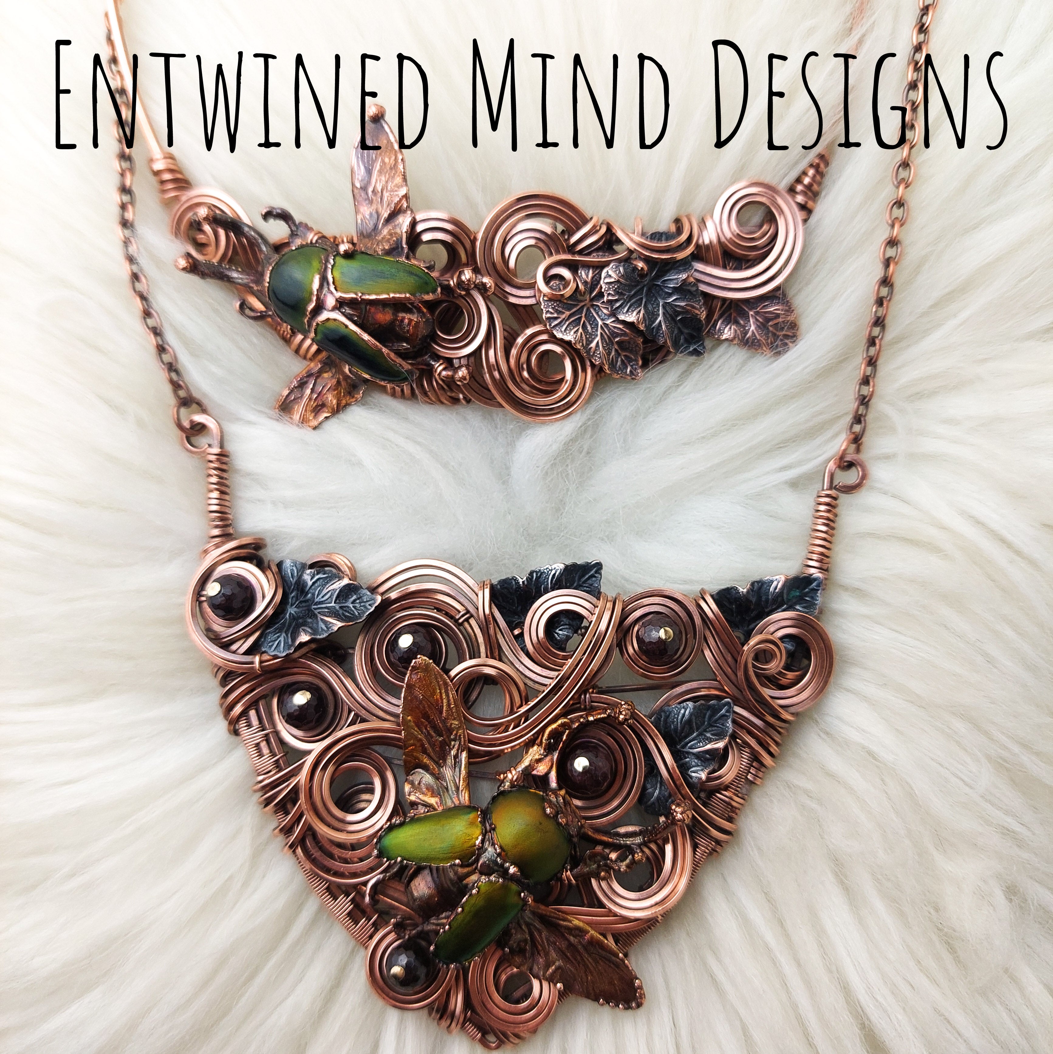 Artistic Copper Wire Wrapped Bib Necklace, Artisan Crafted Statement Piece, Sculpted Wearable Art Jewelry Present offers for Women