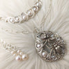 "The Spiders Nest" Sterling Silver And Freshwater Pearl Statement Necklace Set