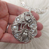 "The Spiders Nest" Sterling Silver And Freshwater Pearl Statement Necklace Set