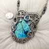 "Bees Of Night" Sterling Silver And Labradorite Statement Necklace