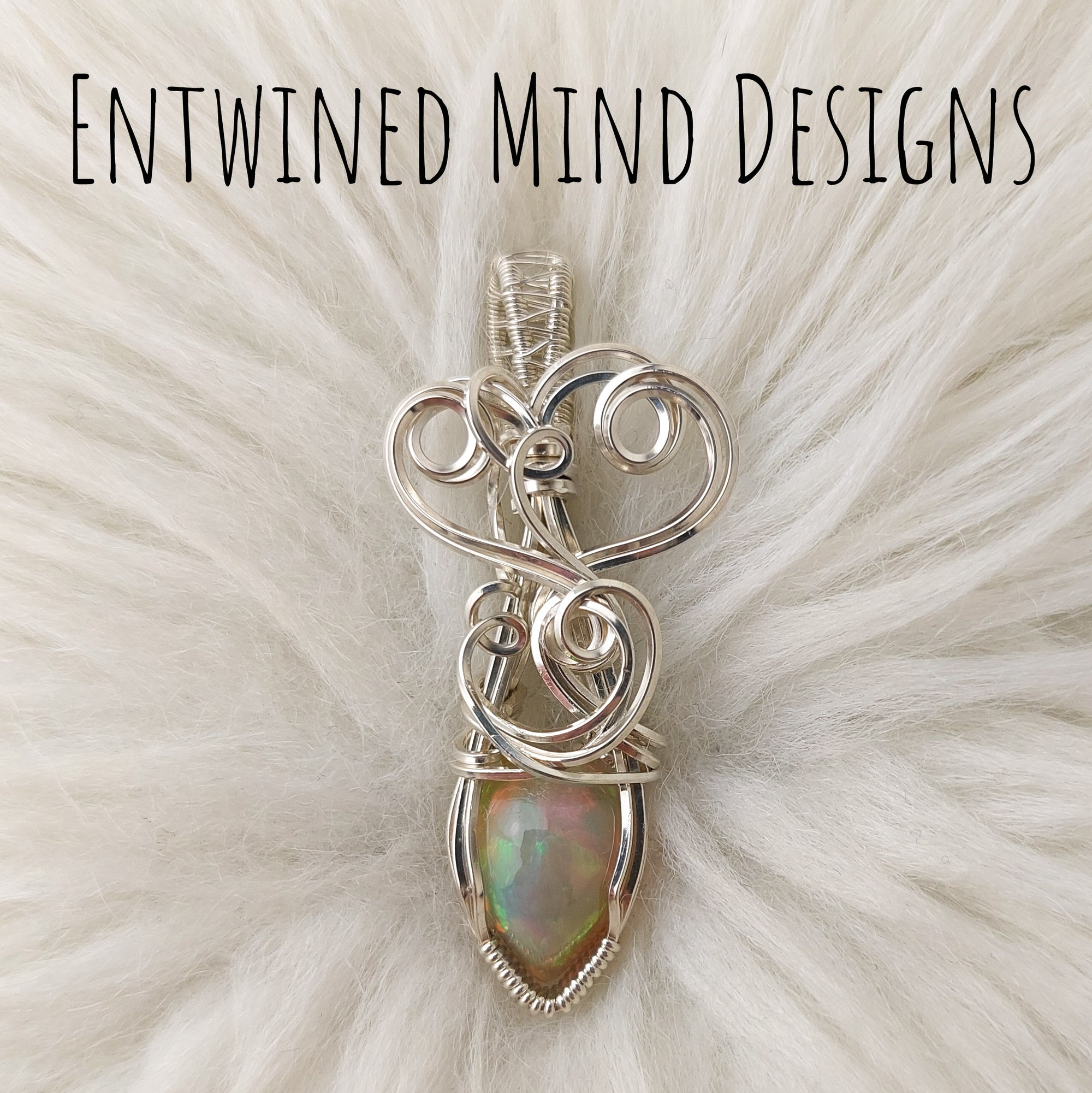 5.5 ct Ethiopian Opal and Sterling Silver Pendant