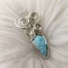 Larimar And Sterling Silver Pendant