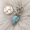 Larimar And Sterling Silver Pendant
