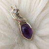 Mini Sterling Silver And Amethyst Pendant