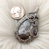 Ternate Moss Agate Sterling Silver Statement Pendant