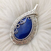 Lapis And Sterling Silver Statement Pendant