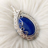 Lapis And Sterling Silver Statement Pendant