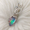 Aurora Opal Doublet Sterling Silver Pendant