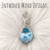 Larimar In Sterling Silver Heart Pendant