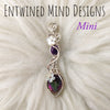 Mystic Topaz And Amethyst Statement Mini Sterling Silver