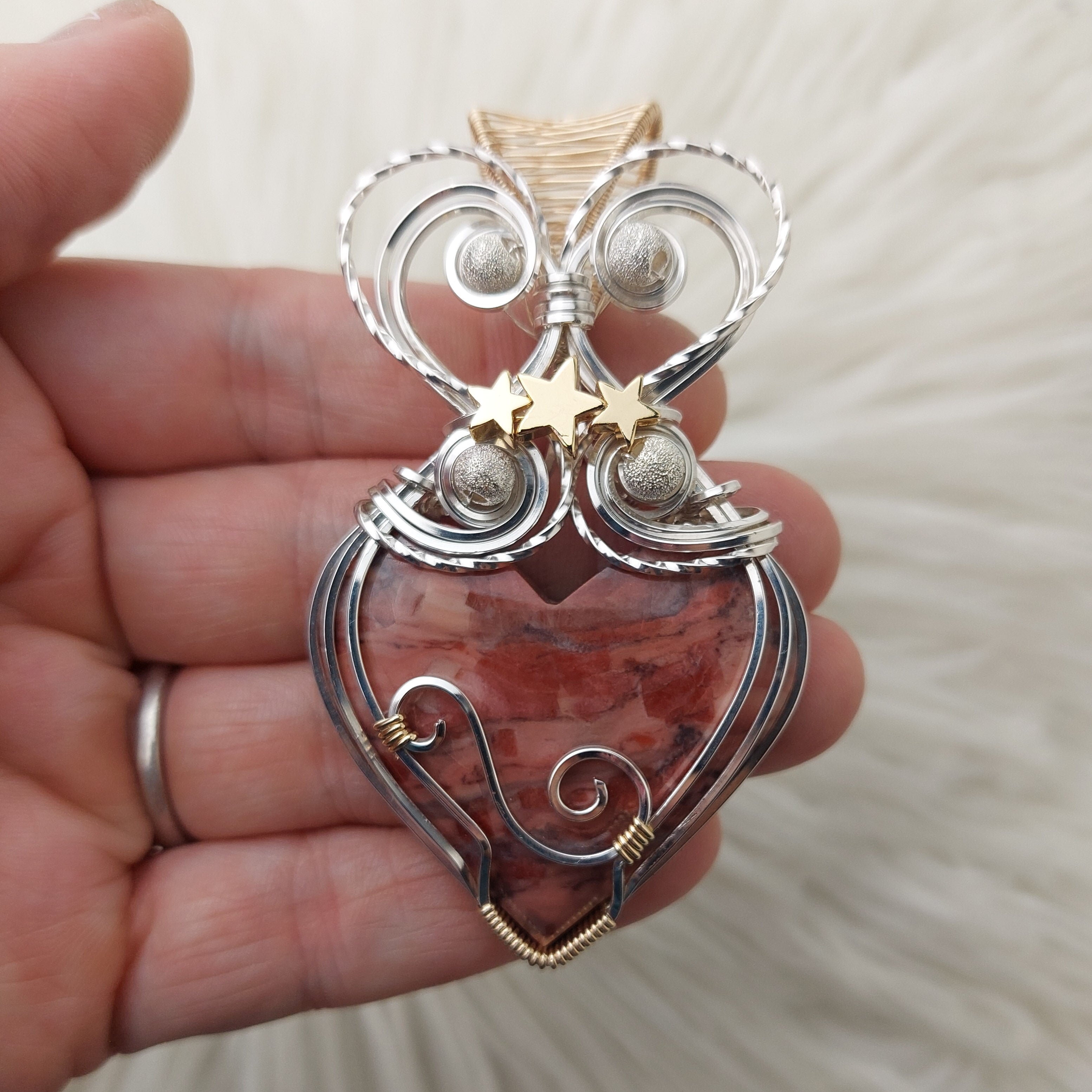 Fontine Statement Shattuckite hotsell Wire Wrapped Pendant