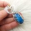 Blue Labradorite Sterling Silver Pendant