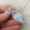 Moonstone And Sterling Silver Pendant