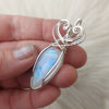 Moonstone And Sterling Silver Pendant