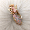 (RESERVED) 15ct Natural Ethiopian Opal and 14k Gold Filled Statement Pendant