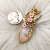 (RESERVED) 15ct Natural Ethiopian Opal and 14k Gold Filled Statement Pendant