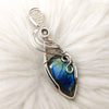 Faceted Labradorite And Sterling Silver Pendant