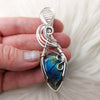 Faceted Labradorite And Sterling Silver Pendant