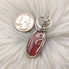 Rhodochrosite And Sterling Silver Pendant