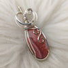 Rhodochrosite And Sterling Silver Pendant