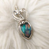 Aurora Opal Doublet Sterling Silver Pendant