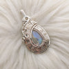 Moonstone And  Sterling Silver Mini Pendant