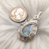 Moonstone And  Sterling Silver Mini Pendant