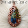 Redwood Tree Wild Raven Designs Collaboration Copper Statement Pendant