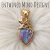 Pink Aurora Opal Doublet 14k Gold Filled Pendant