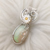 11ct Ethiopian Opal and Sterling Silver Pendant