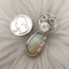 11ct Ethiopian Opal and Sterling Silver Pendant