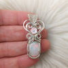 5.5 ct Ethiopian Opal and Sterling Silver Pendant