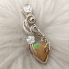 9ct Ethiopian Opal and Sterling Silver Pendant