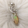 9ct Ethiopian Opal and Sterling Silver Pendant