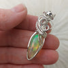 9ct Ethiopian Opal and Sterling Silver Pendant