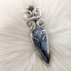 "Dagger" Dendritic Opal and Sterling Silver Statement Pendant