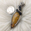 "Bright night" Bloodstone and Sterling Silver Statement Pendant