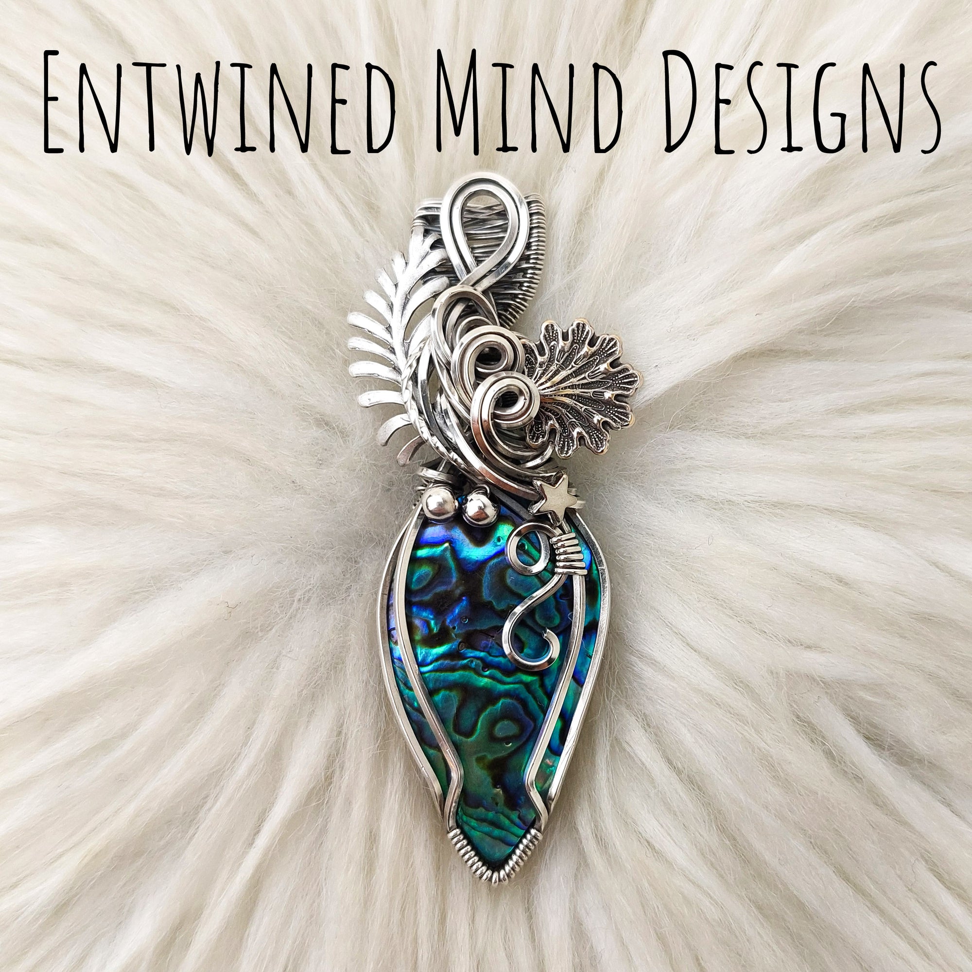 Abalone Doublet Statement Pendant In Sterling Silver