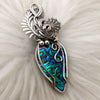 Abalone Doublet Statement Pendant In Sterling Silver