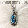 Abalone Doublet Statement Pendant In Sterling Silver