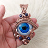 Eye Pendant in Copper