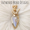 Moonstone Statement Pendant In 14k Gold Filled Wire