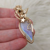 Moonstone Statement Pendant In 14k Gold Filled Wire