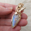 Moonstone Statement Pendant In 14k Gold Filled Wire